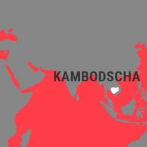 Landkarte Kambodscha