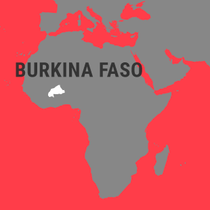 Landkarte Burkina Faso