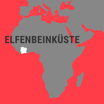 Landkarte Côte d'Ivoire